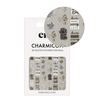 Charmicon 3D Silicone Stickers #243 Maple leaves