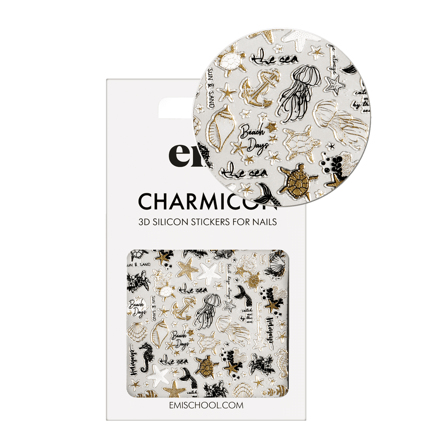 Charmicon 3D Silicone Stickers #251 Maldives