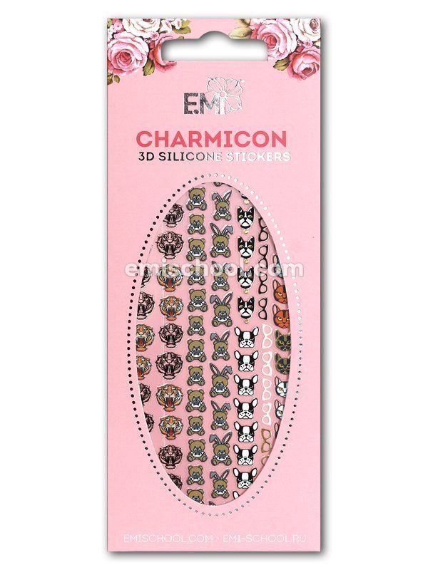 Charmicon 3D Silicone Stickers #61 Icons