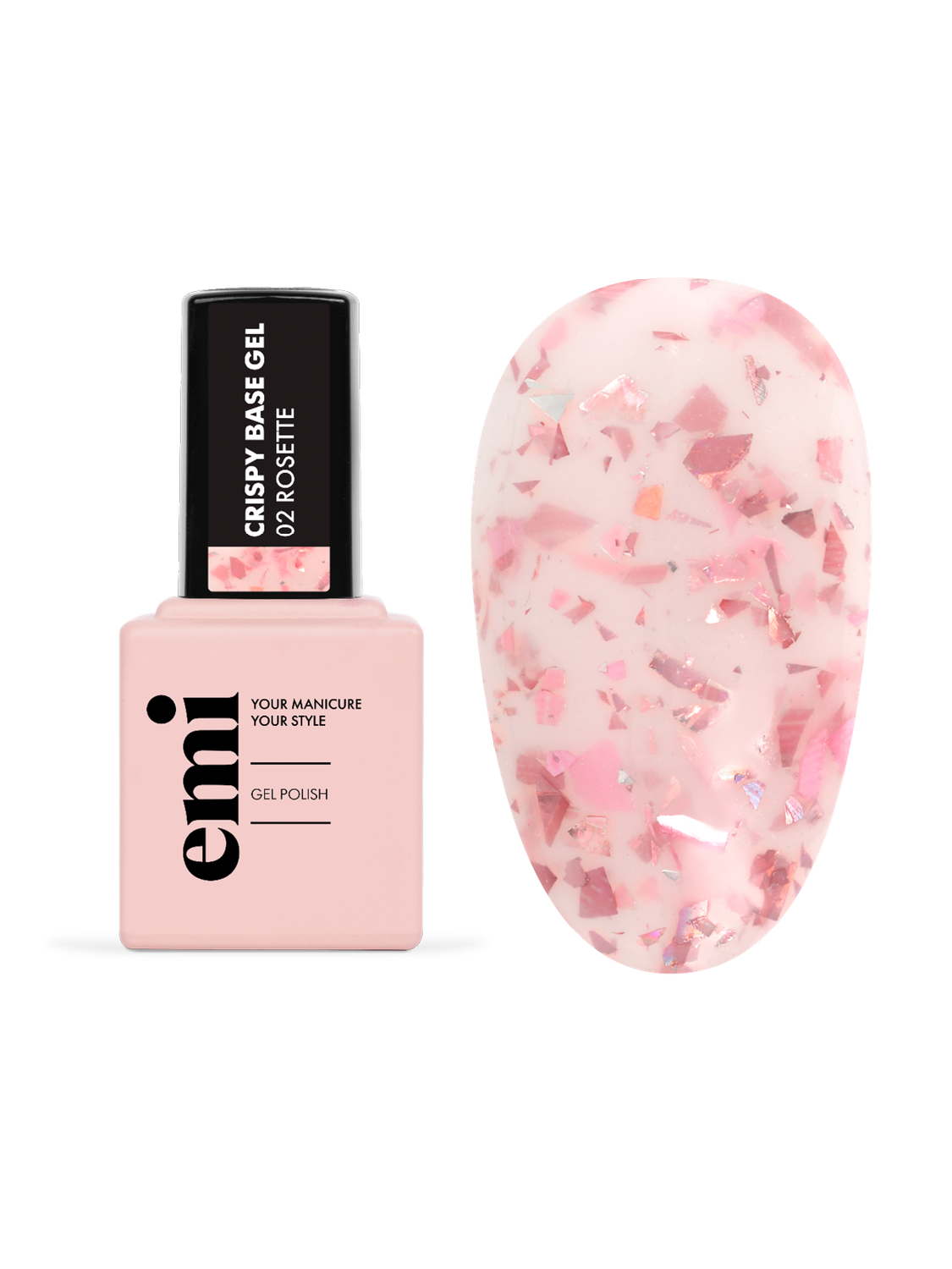 Crispy Base Gel #02 Rosette, 9 ml.
