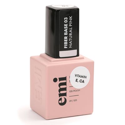 Fiber Base Gel Natural Pink #3, 15 ml.