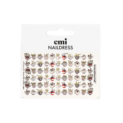 Naildress Slider Design #114 Cute cups