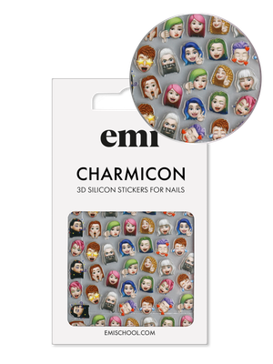 Charmicon 3D Silicone Stickers No. 203 Emoji