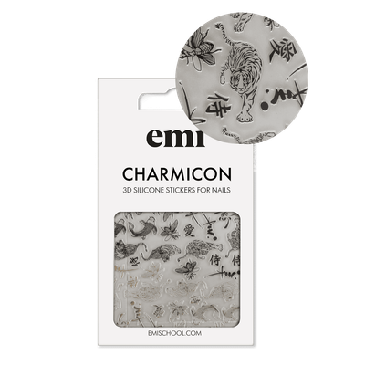 Charmicon 3D Silicone Stickers #254 Eastern Garden