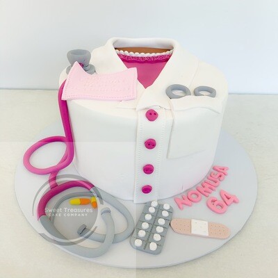 Nurse Single tier Cake