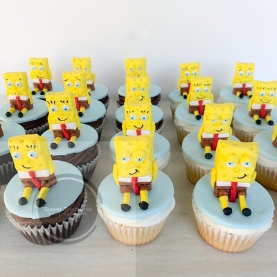 Spongebob cupcakes