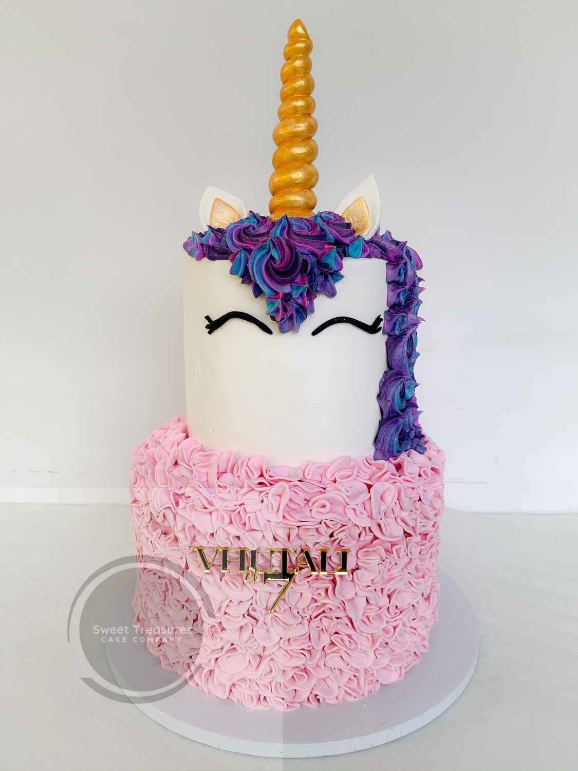 Unicorn 2 tier Cake