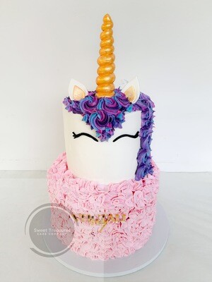 Unicorn 2 tier Cake