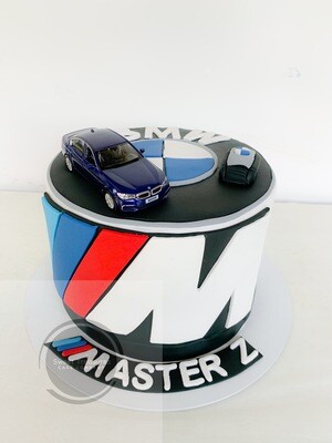 BMW Single tier cake