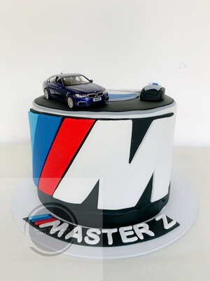 BMW Single tier cake