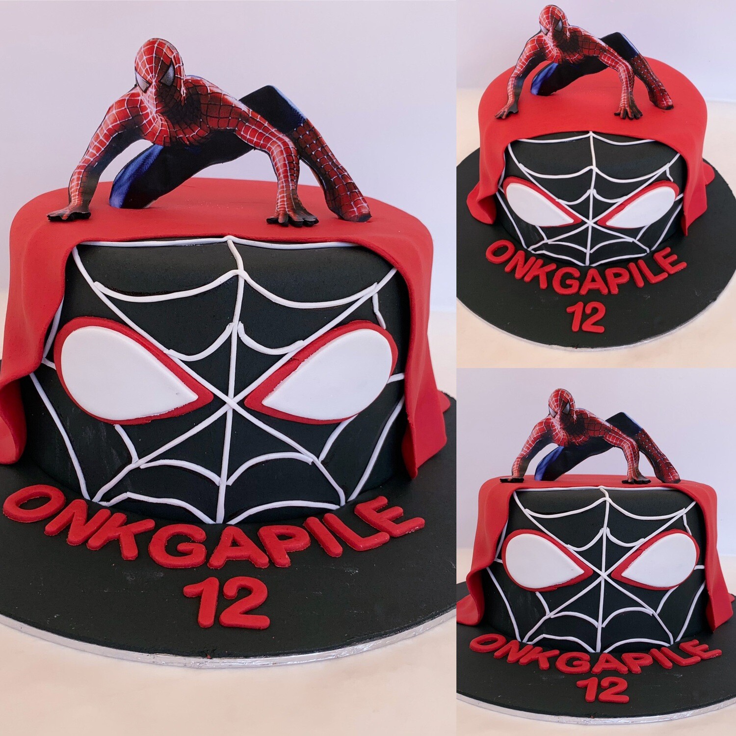 Spiderman Universe Single tier Cake