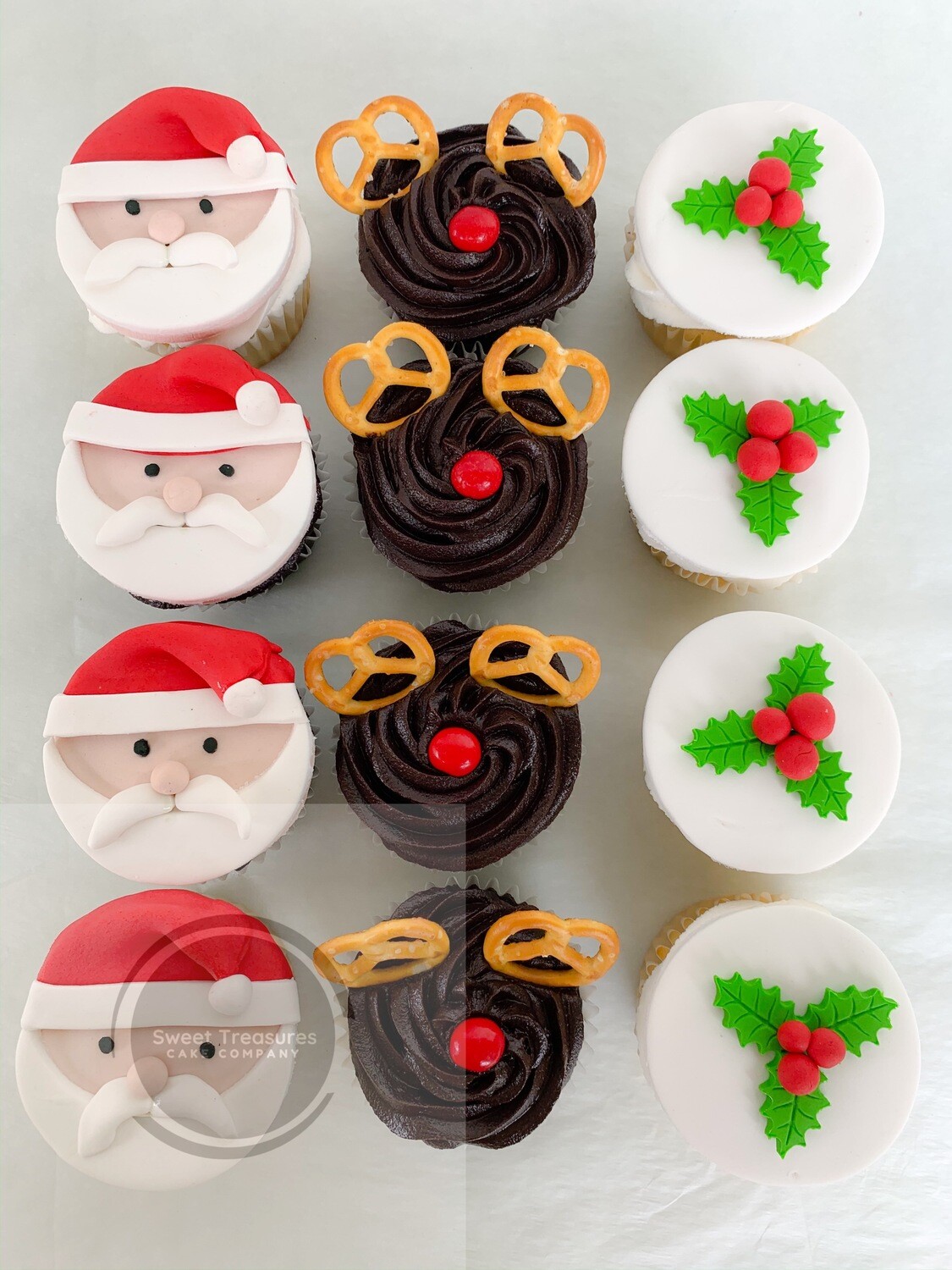 Christmas cupcakes