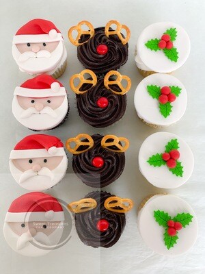 Christmas cupcakes