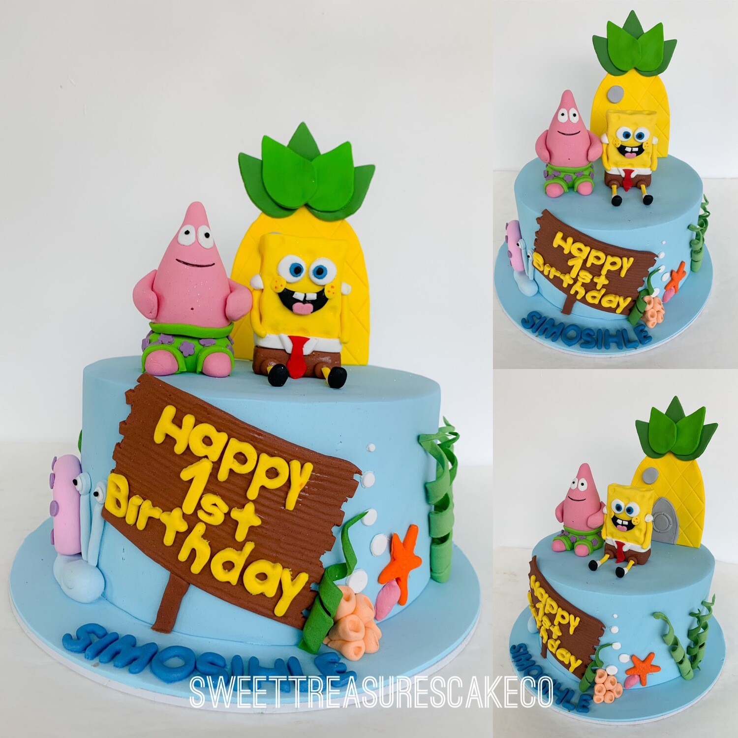 Sponge bob Single tier Cake