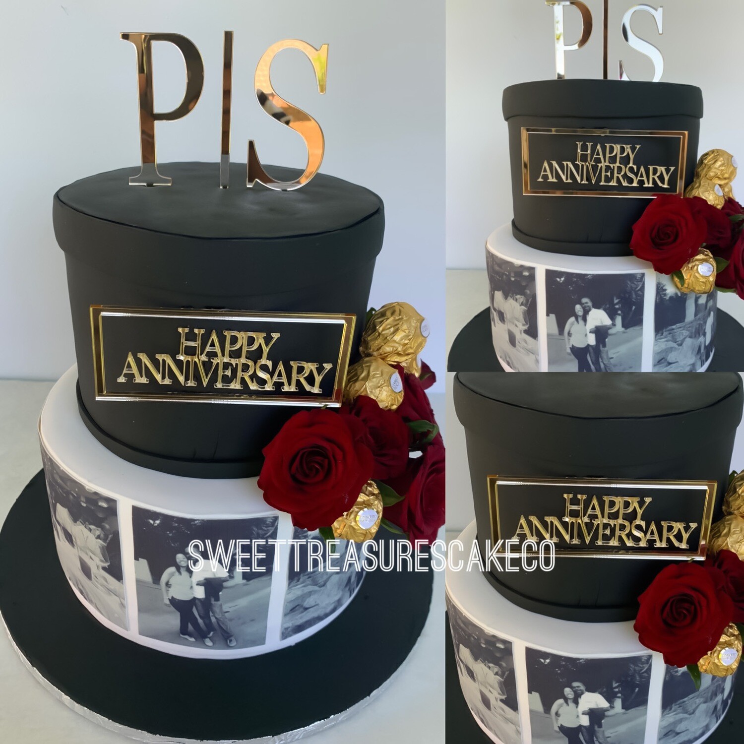 Anniversary 2 tier Cake