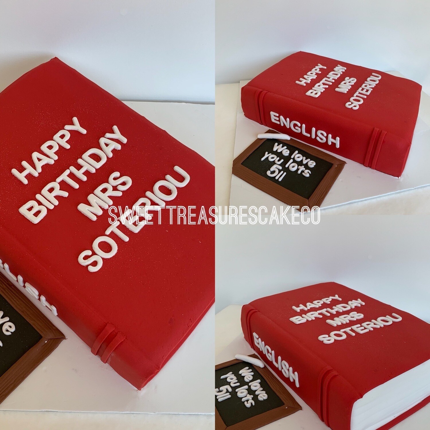 Book Single tier Cake