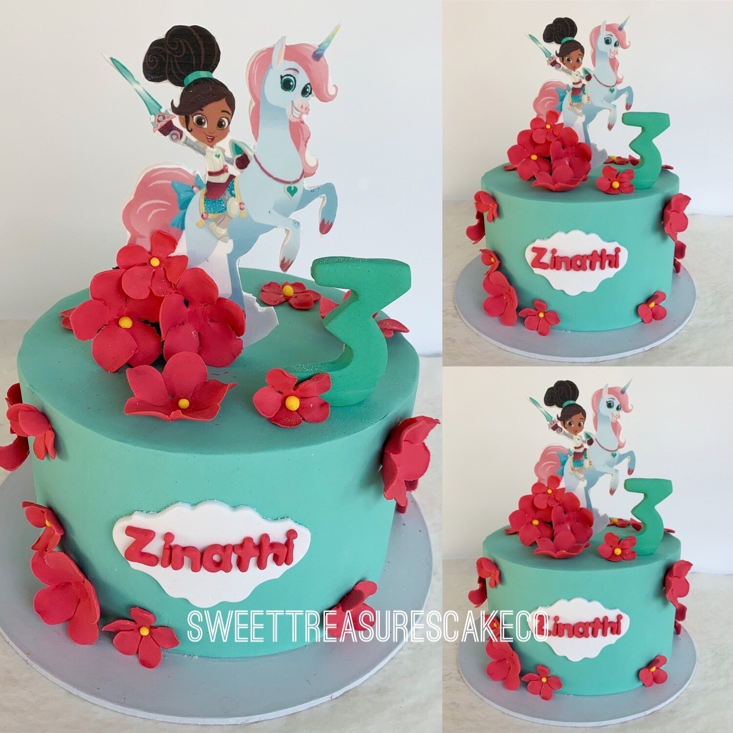 Princess Nella Single tier Cake
