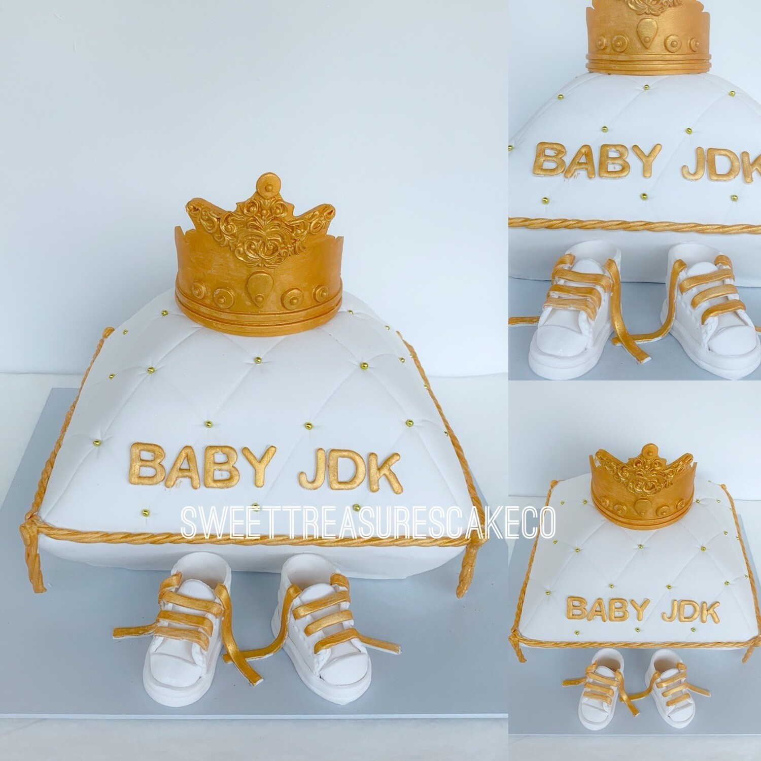 Pillow Baby Shower Single tier Cake
