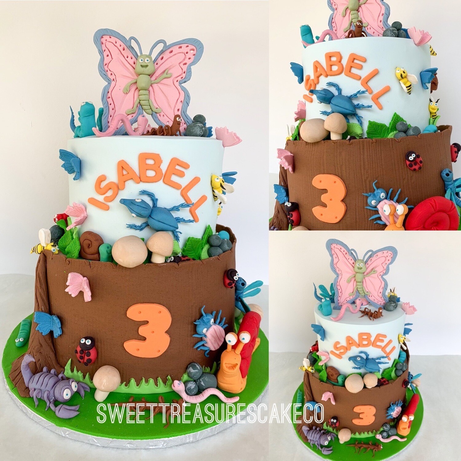 Bugs birthday 2 tier cake