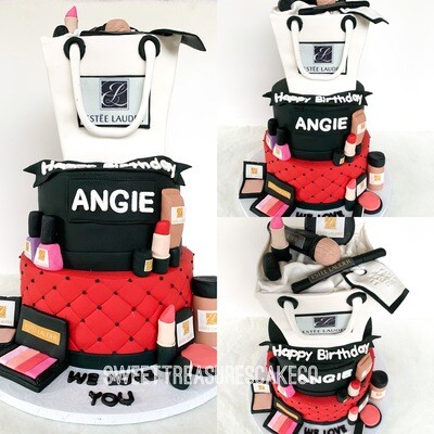 Make Up 3 tier Cake