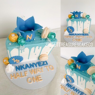 6 months Half birthday cake