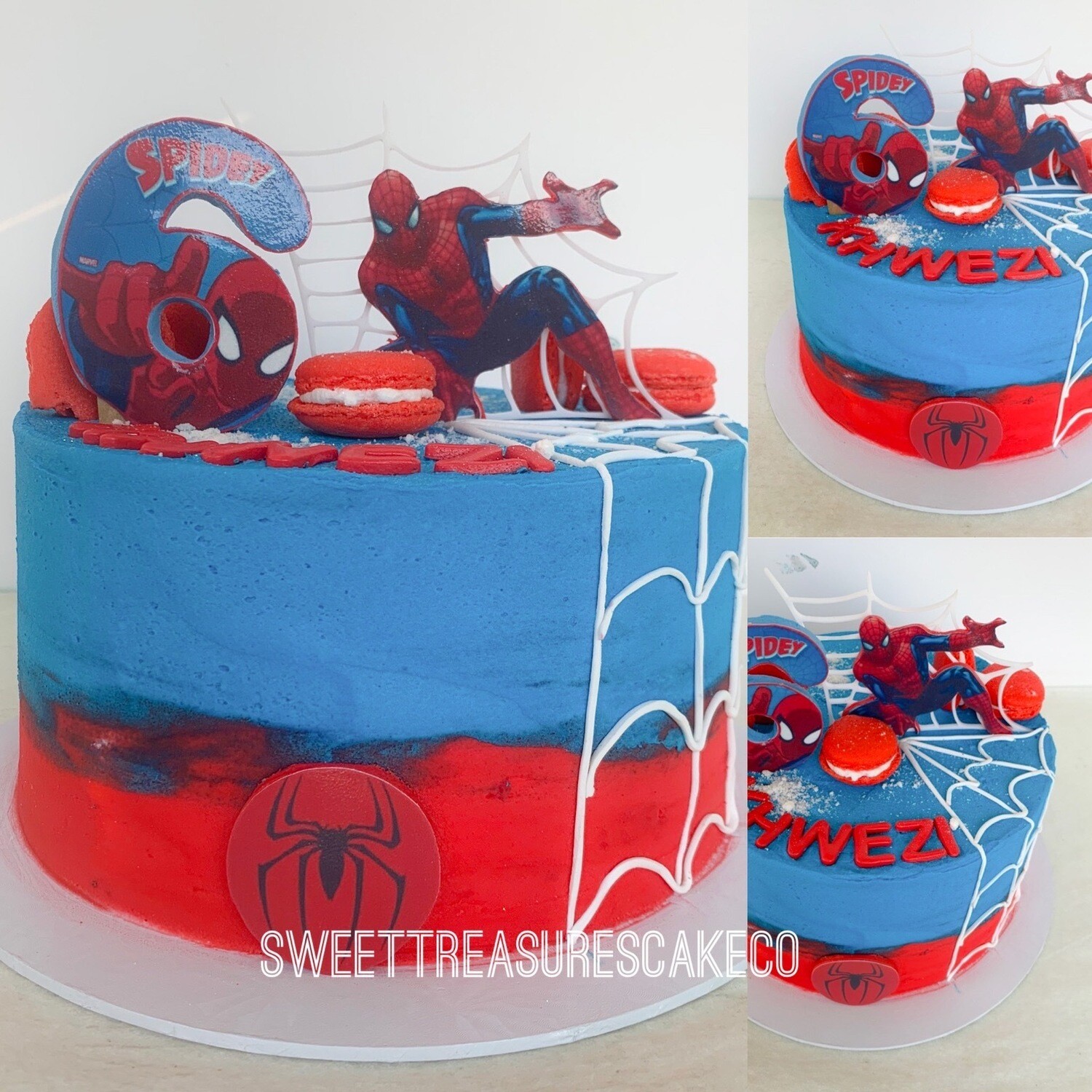 Spiderman Single Tier Cake