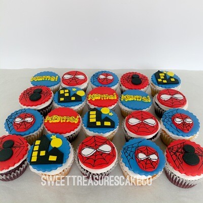 Spiderman cupcakes