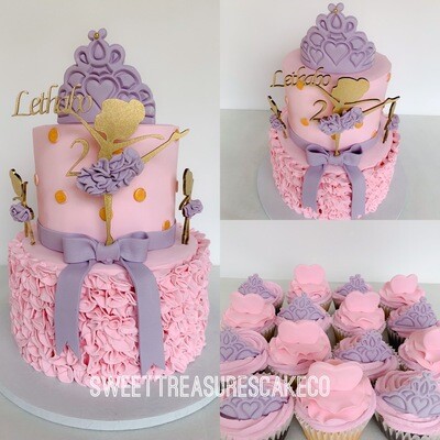 Ballerina / Princess 2 tier Cake