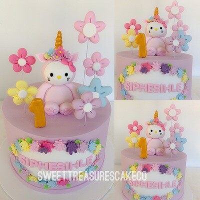 Hello Kitty Single tier Cake