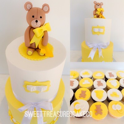 Teddy Bear 2 tier Cake