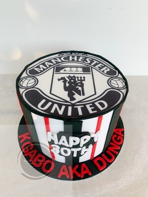 Manchester United Single tier Cake