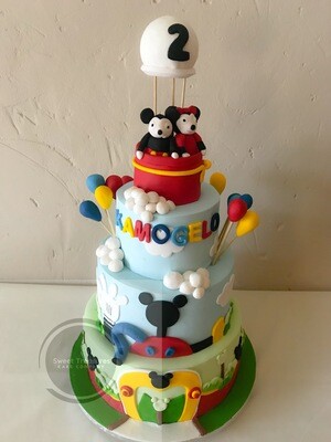 Mickey Mouse Clubhouse 3 tier Cake
