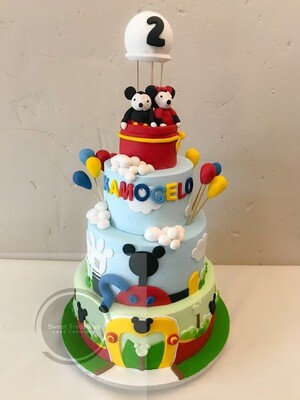 Mickey Mouse Clubhouse 3 tier Cake