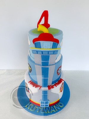 Paw Patrol Tower 3 tier Cake