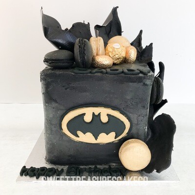 Batman Single tier Cake
