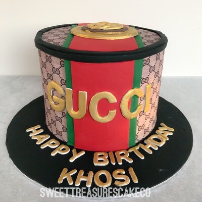 Gucci Inspired Single tier Cake
