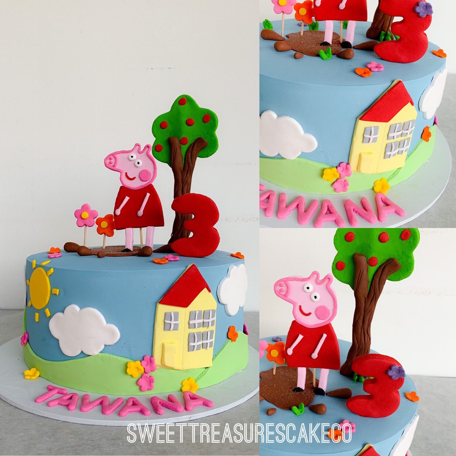 Peppa Pig Single tier cake