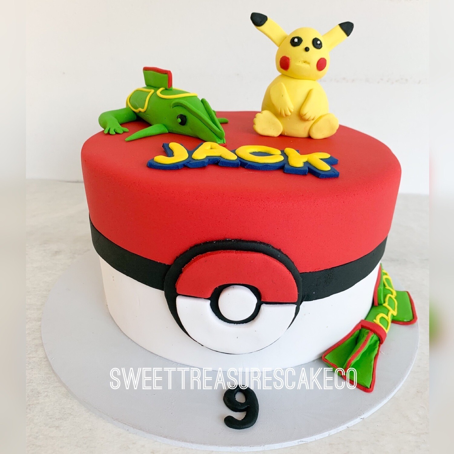 Pokemon Single tier Cake
