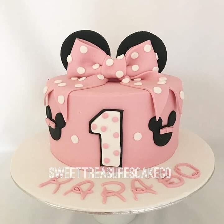 Minnie Mouse Single tier Cake