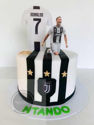 Juventus Single tier Cake