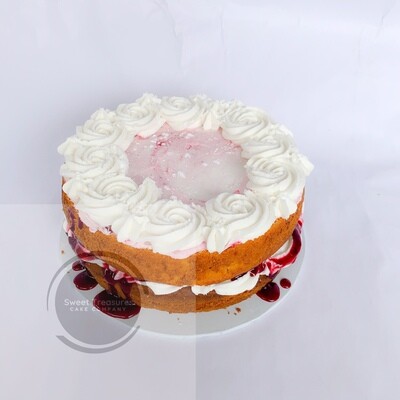 Vanilla Buttercream Single tier  Cake