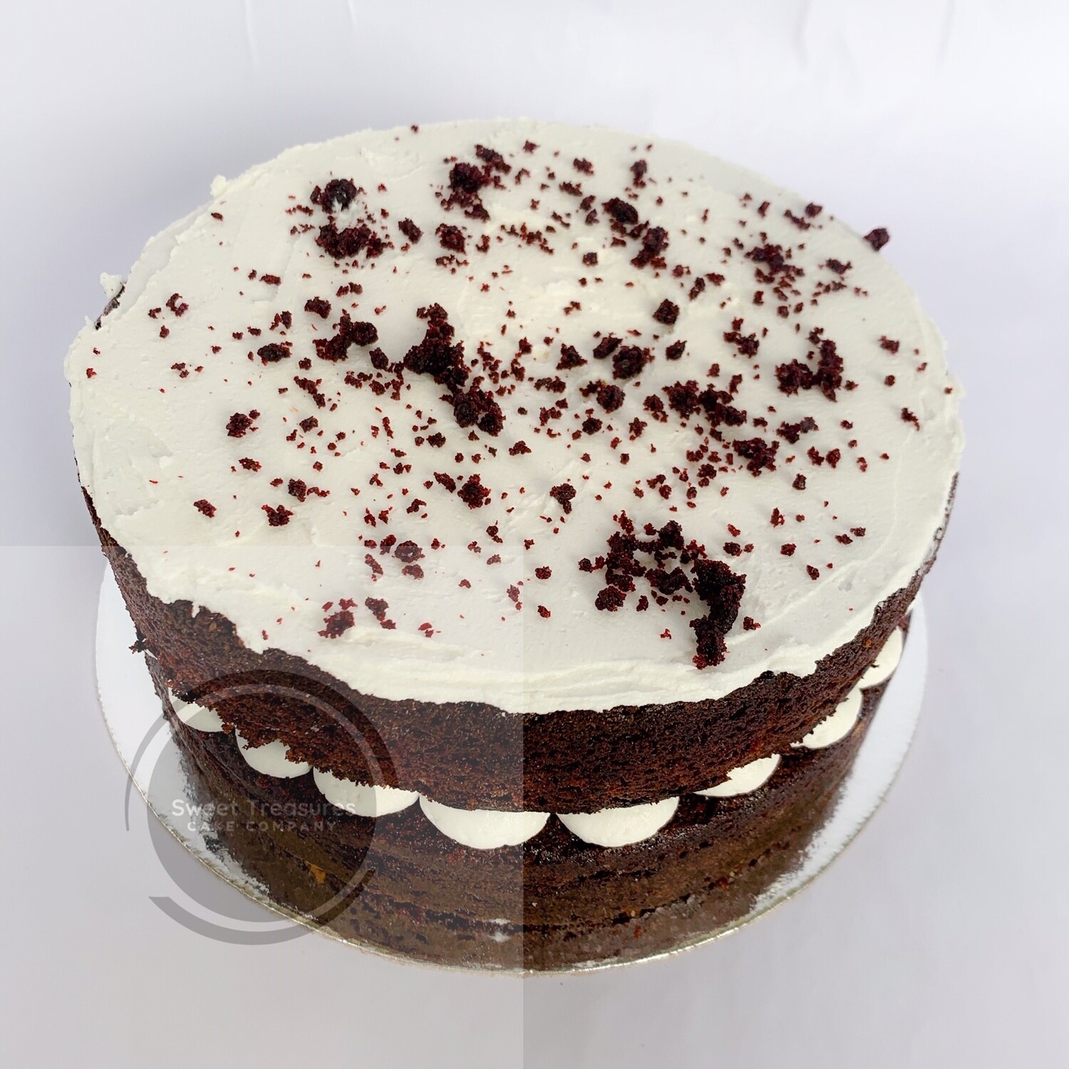 Red Velvet Single tier Cake
