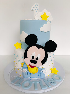 Mickey Mouse 2 tier cake