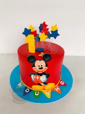 Mickey Mouse Single tier Cake