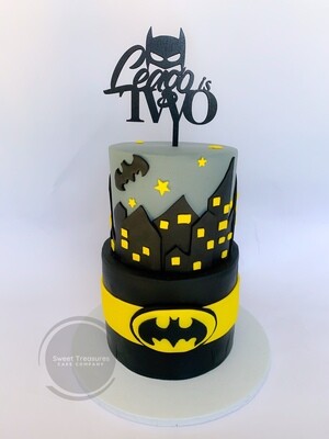 Batman 2 tier Cake