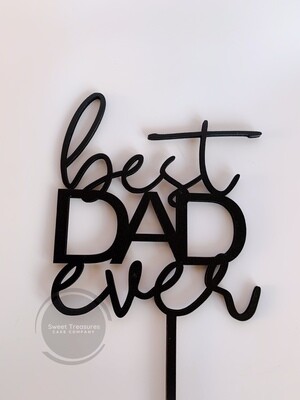 Fathers Day cake topper