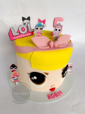 LOL surprise Single tier cake