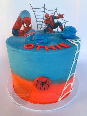 Spiderman Single Tier Cake
