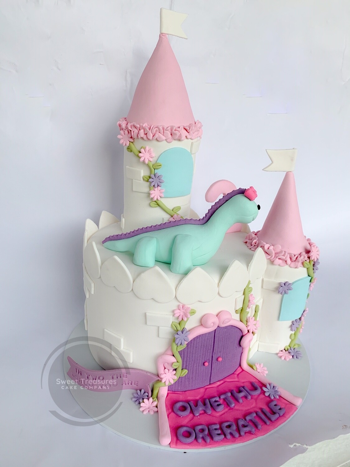 Princess Castle Single tier Cake