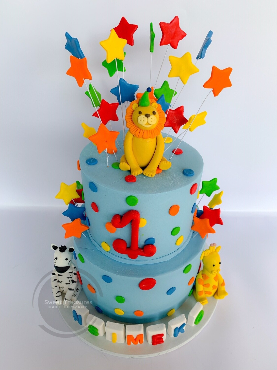 Safari 2 tier Cake